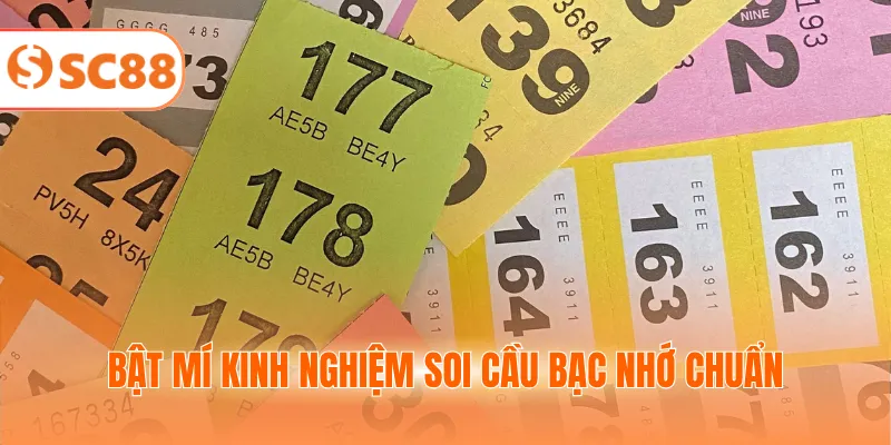 Bật mí kinh nghiệm soi cầu bạc nhớ chuẩn